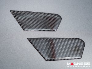 Alfa Romeo Tonale Inner Door Bowl Cover Kit - Carbon FIber - Flexible / Self Adhesive 